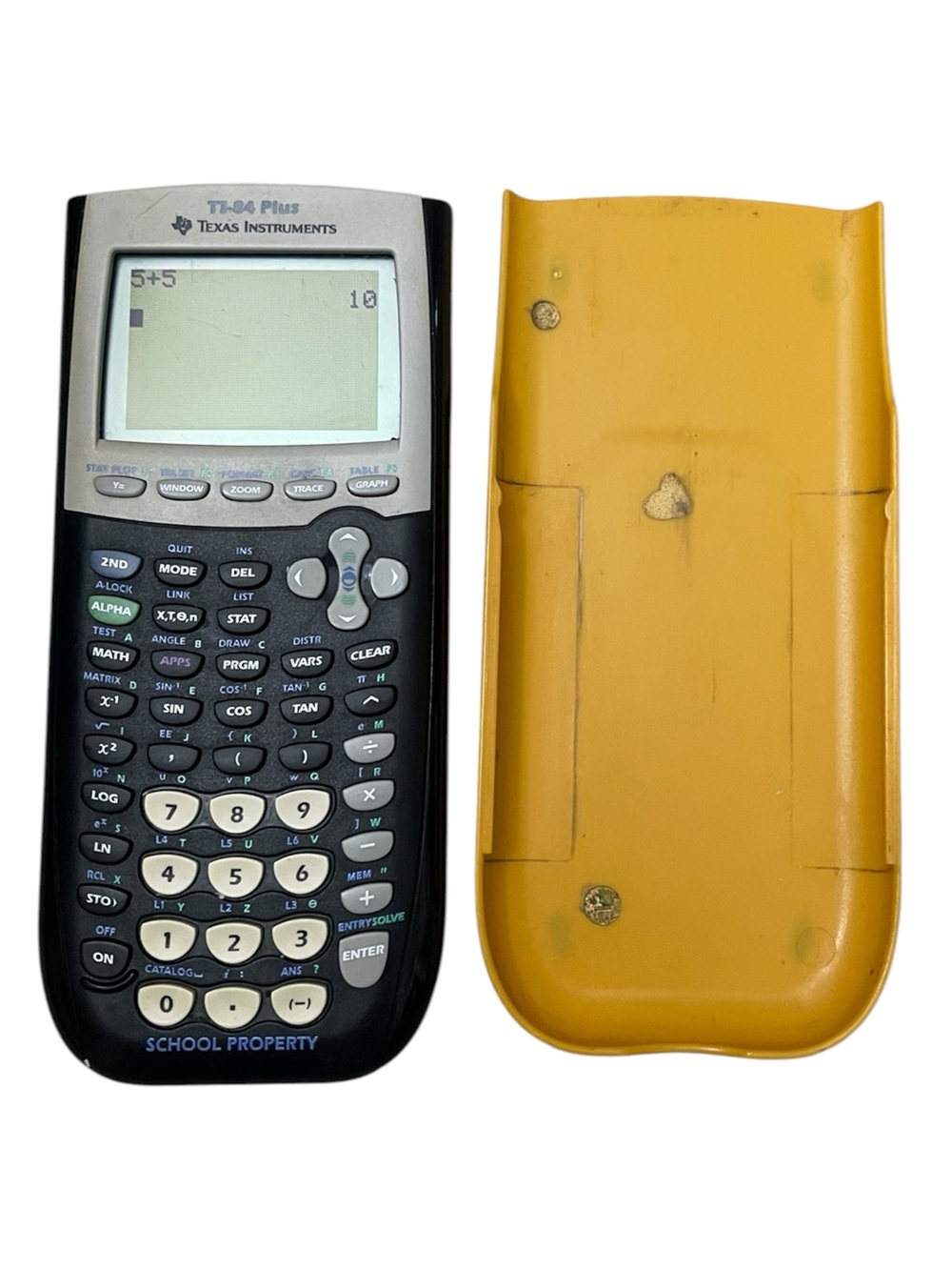 Texas Instruments Ti-84 Plus Graphing Calculator Yellow